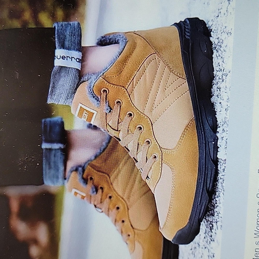 Torisky Gold ankle hiking boots warm winter fur lined Size 9 / 41 New no Box… - Picture 2 of 6